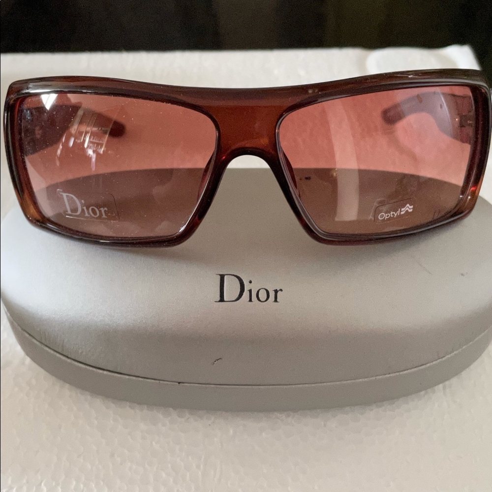 Christian Dior Party 1 Brown Sunglasses Brand New